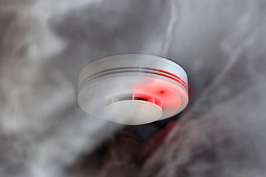 image of a smoke alarm